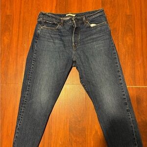 Vintage Levi’s Blue Denim Jeans with Capital E on tag
